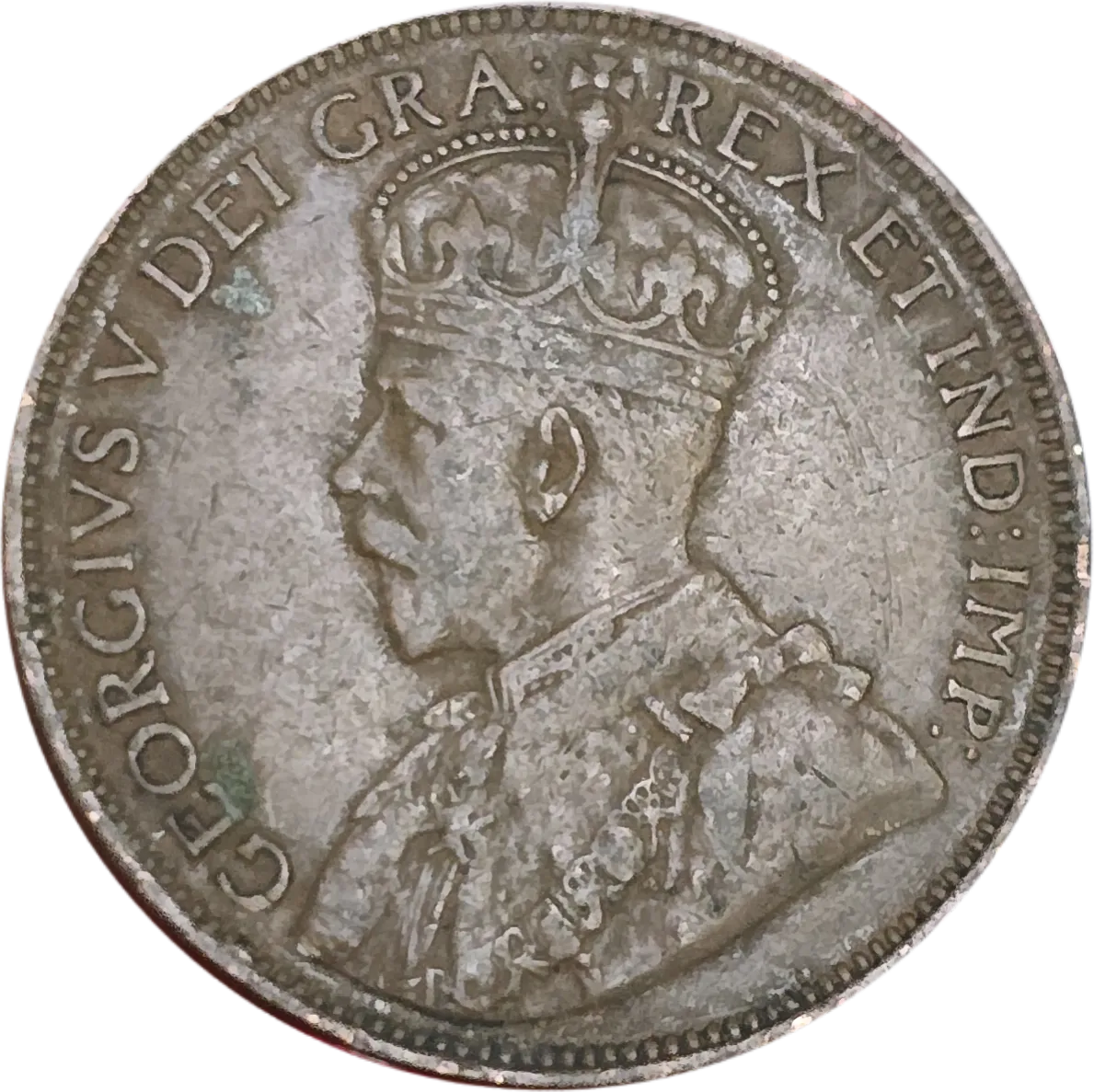 سکه کانادا 1 سنت کانادا جرج پنجم 1920